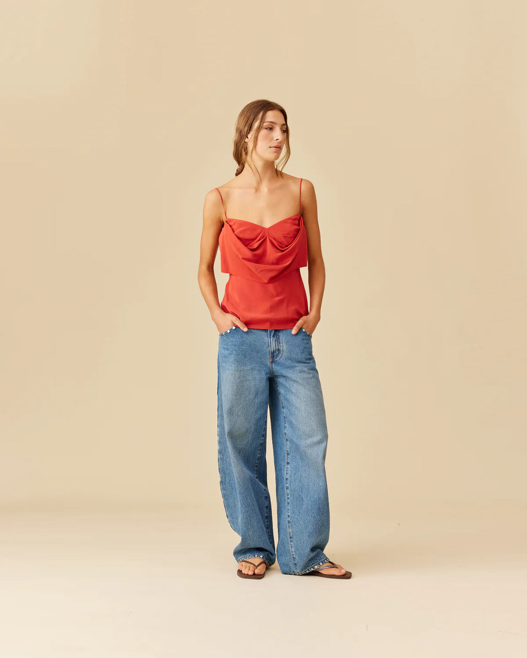 RUBY Riley Sash Camisole | Firewhirl