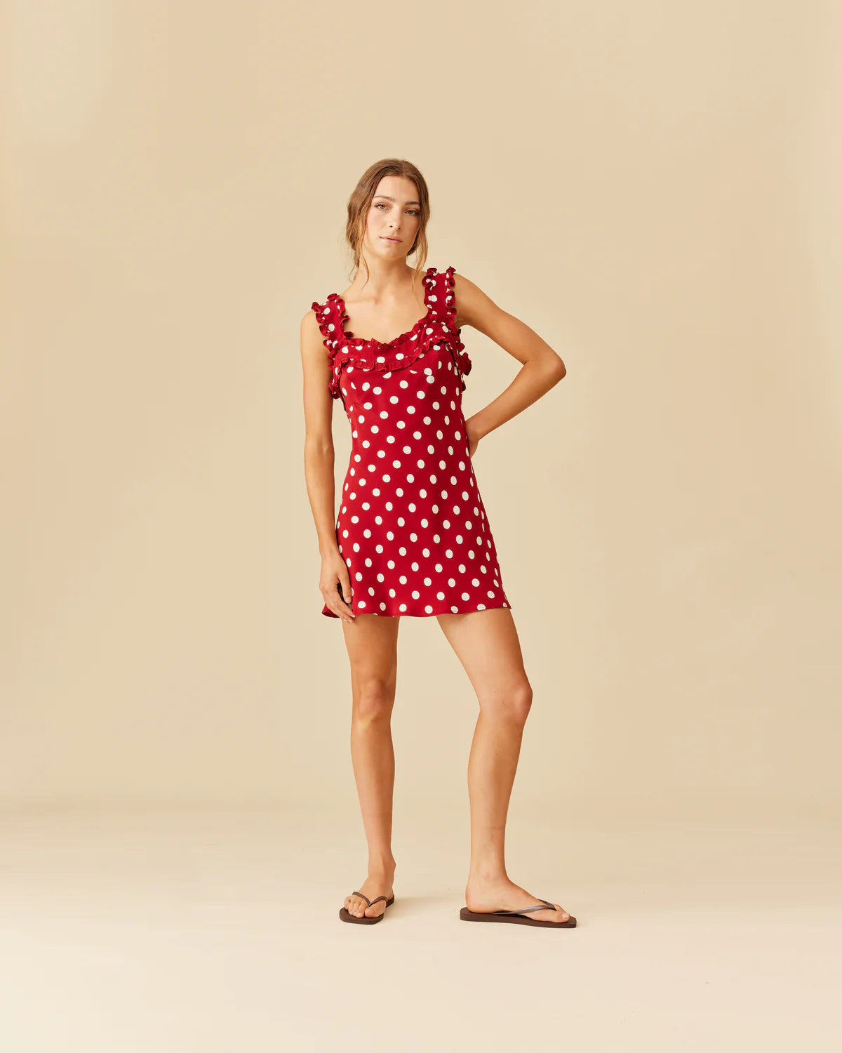 RUBY Passionfruit Mini Dress | Red Polka