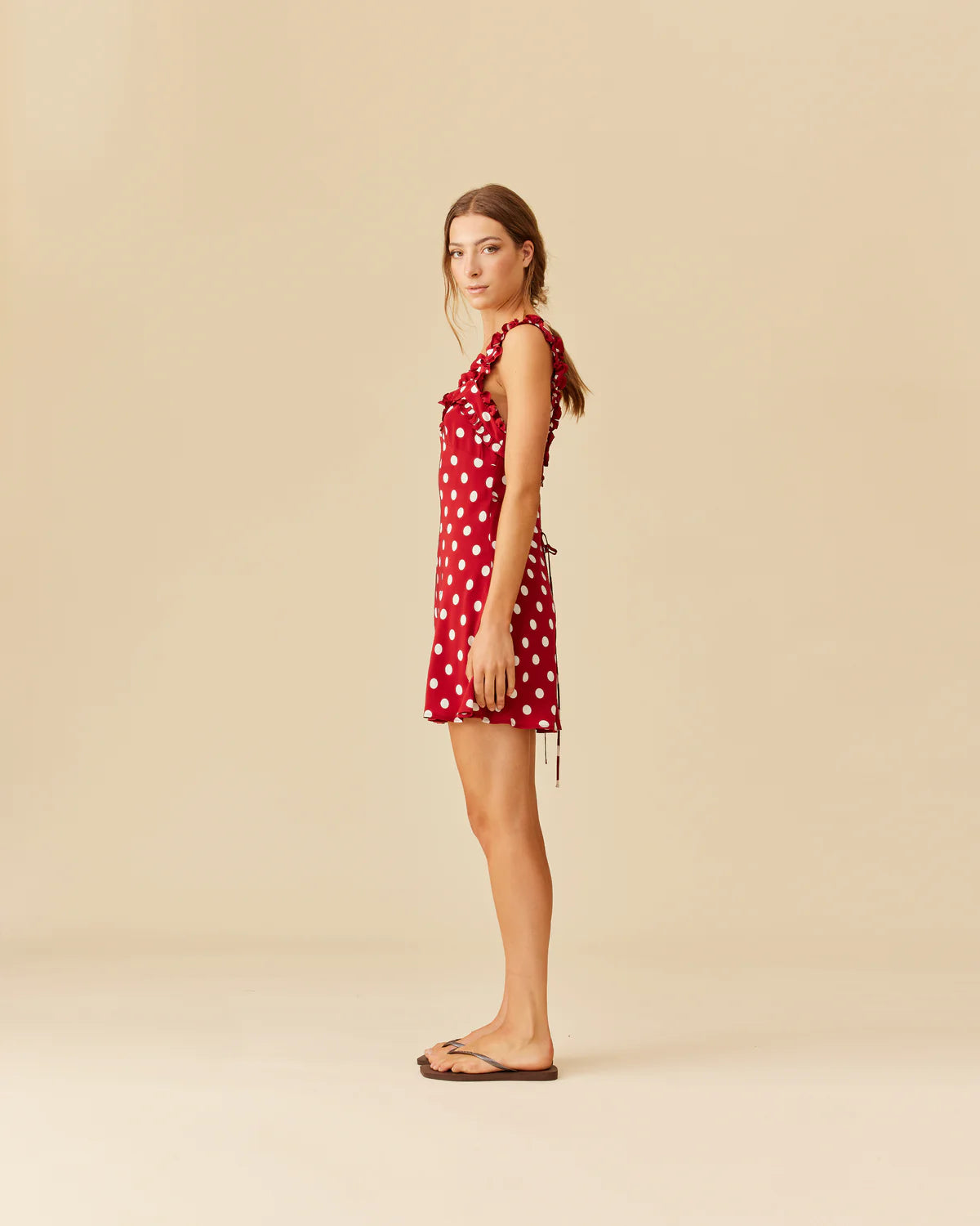 RUBY Passionfruit Mini Dress | Red Polka