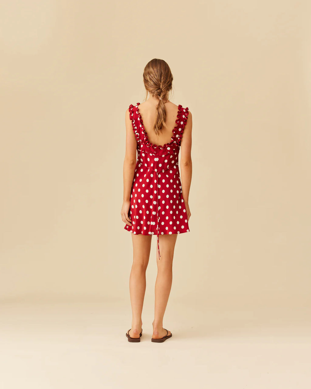 RUBY Passionfruit Mini Dress | Red Polka