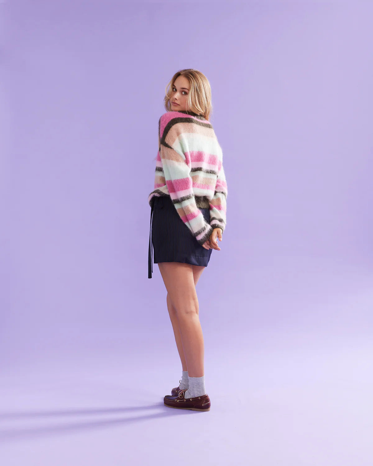 RUBY Velma Stripe Sweater | Ice Cream Cake