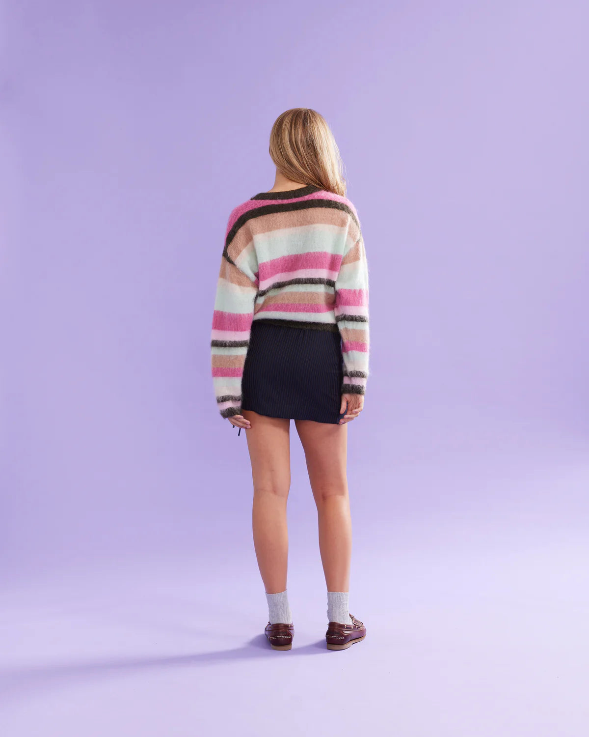 RUBY Velma Stripe Sweater | Ice Cream Cake