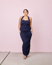 Load image into Gallery viewer, Ariel Halter Dress - Navy
