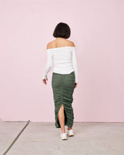 Load image into Gallery viewer, Ariel Midi Skirt - Khaki
