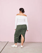 Load image into Gallery viewer, Ariel Midi Skirt - Khaki
