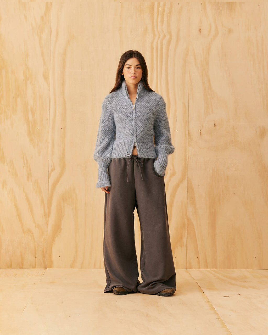 RUBY Matilda Zip Cardigan | Blue Marle