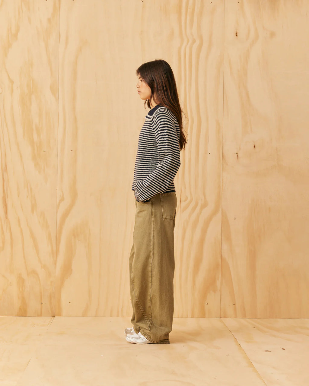 RUBY Swann Sweater | Grey Stripe