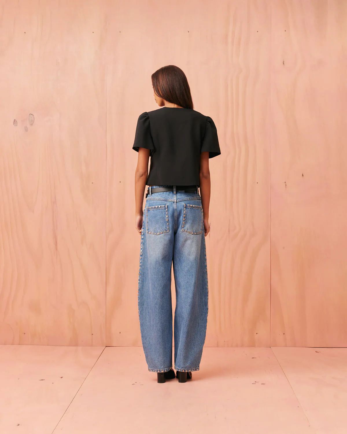 RUBY Carolyn Short Sleeve Blazer | Black