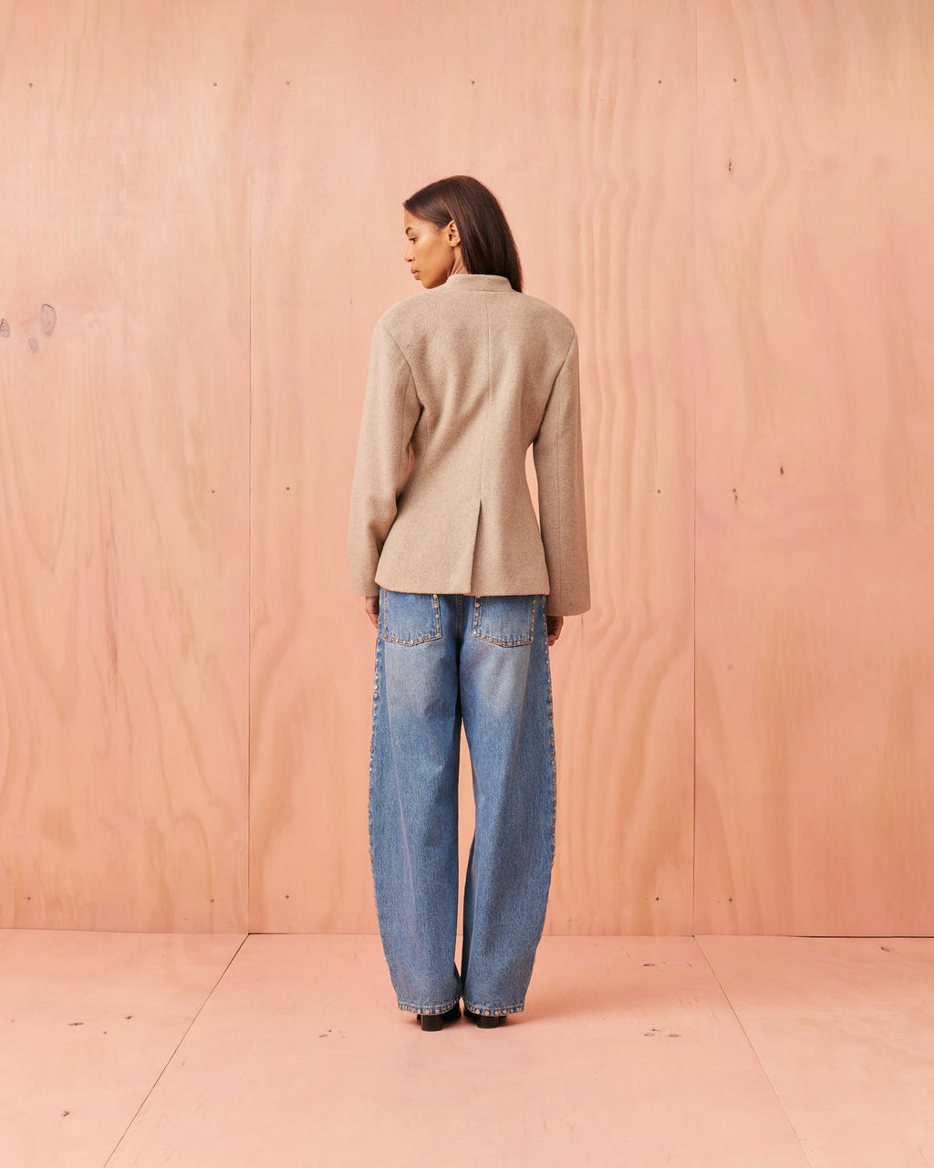RUBY Coco Wool Blazer | Oat