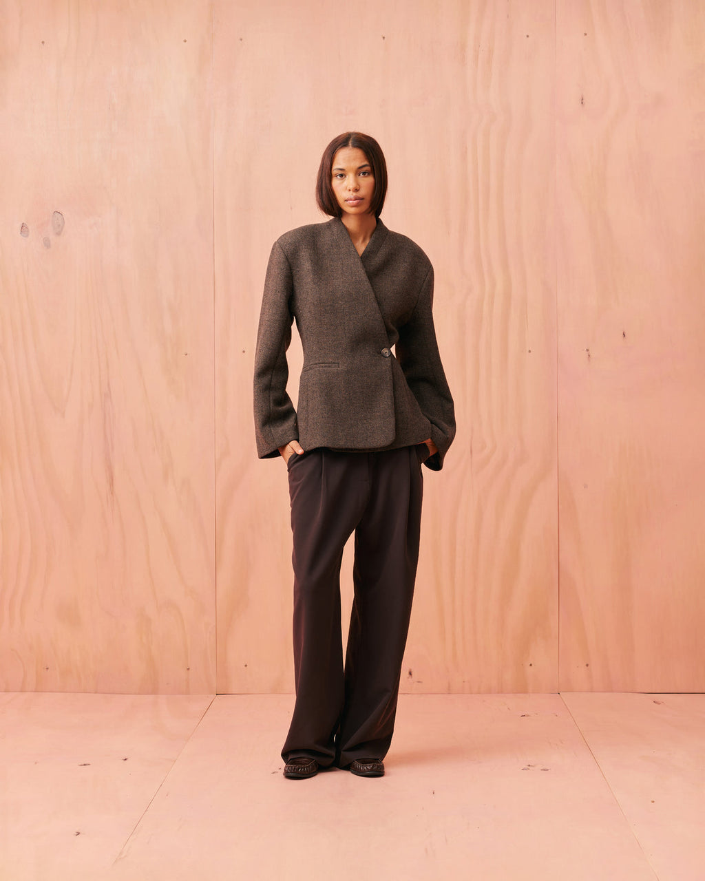 RUBY Coco Wool Blazer | Tweed
