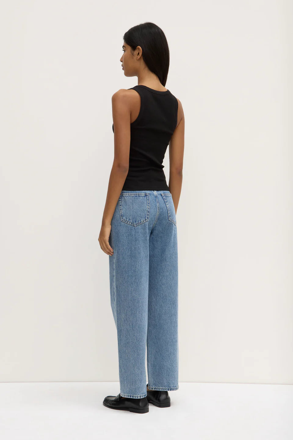 ASSEMBLY LABEL Robyn Scoop Neck Tank | Black