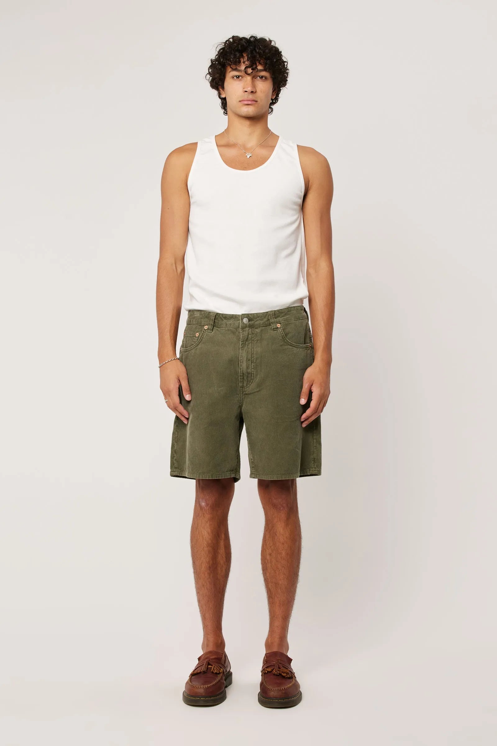 ROLLA'S Ezy Cord Short | Olive