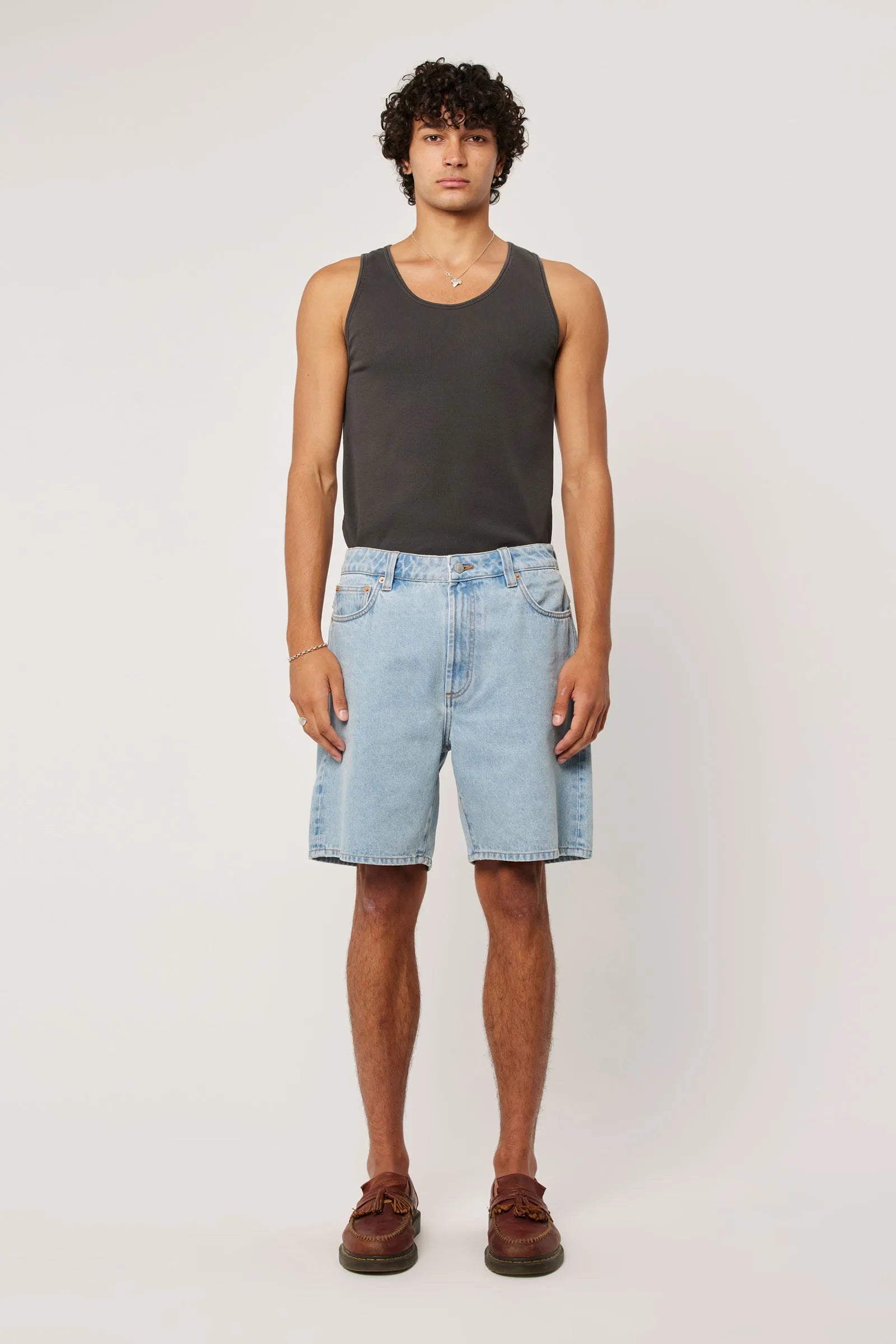 ROLLA'S Ezy Short Prowler | Bleached Vintage Blue