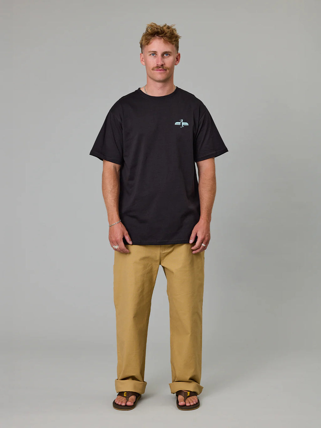 JUST ANOTHER FISHERMAN Shag Sea Tee | Black