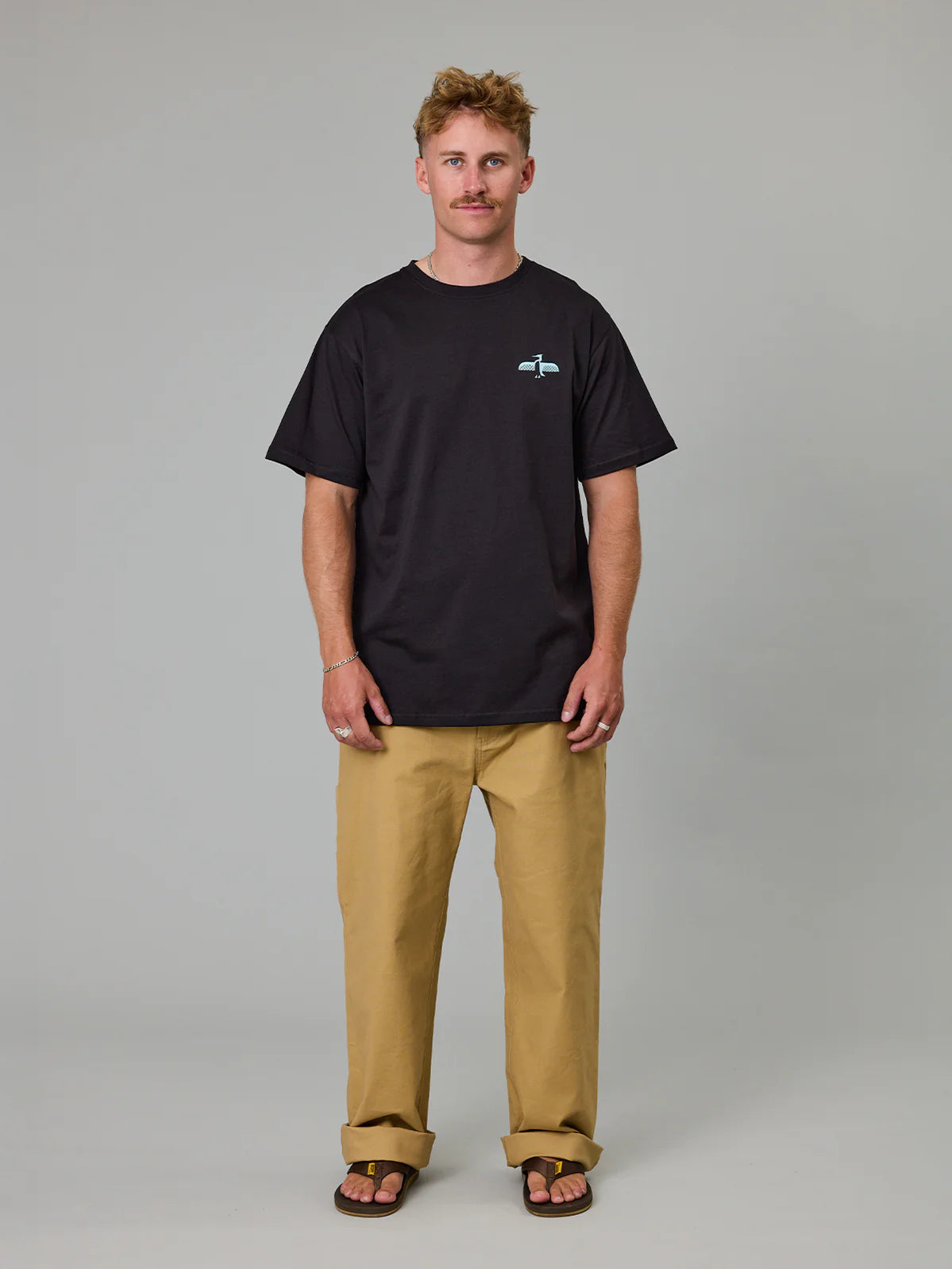 JUST ANOTHER FISHERMAN Shag Sea Tee | Black