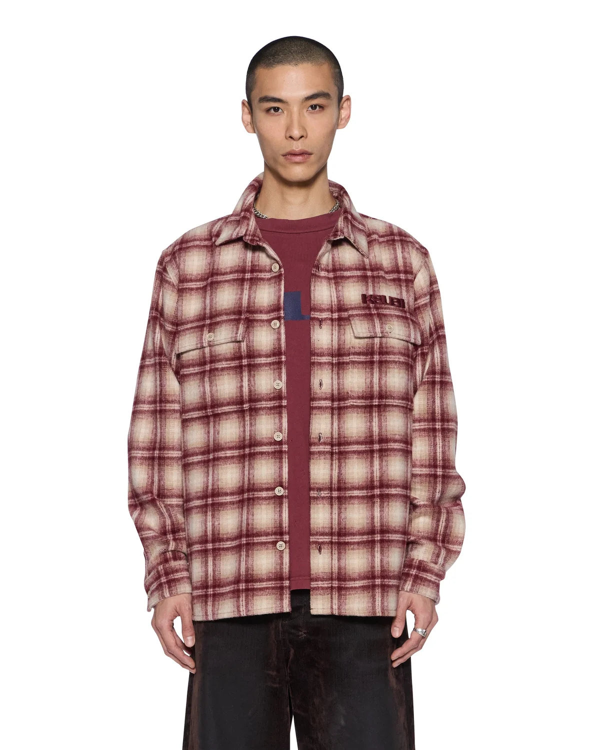 KSUBI Royal Rosebowl LS Shirt | Burnt Berry