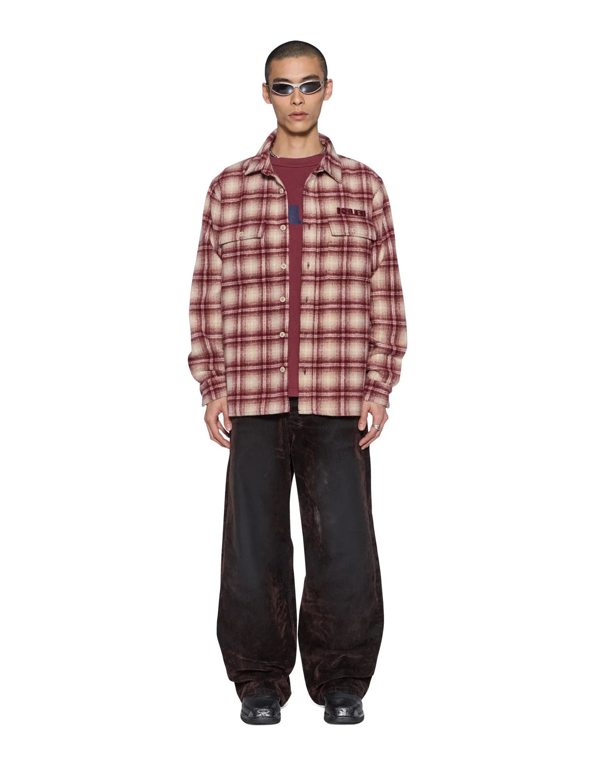 KSUBI Royal Rosebowl LS Shirt | Burnt Berry
