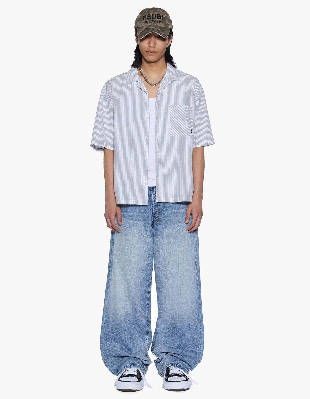 KSUBI Diner SS Shirt | Blue Stripe