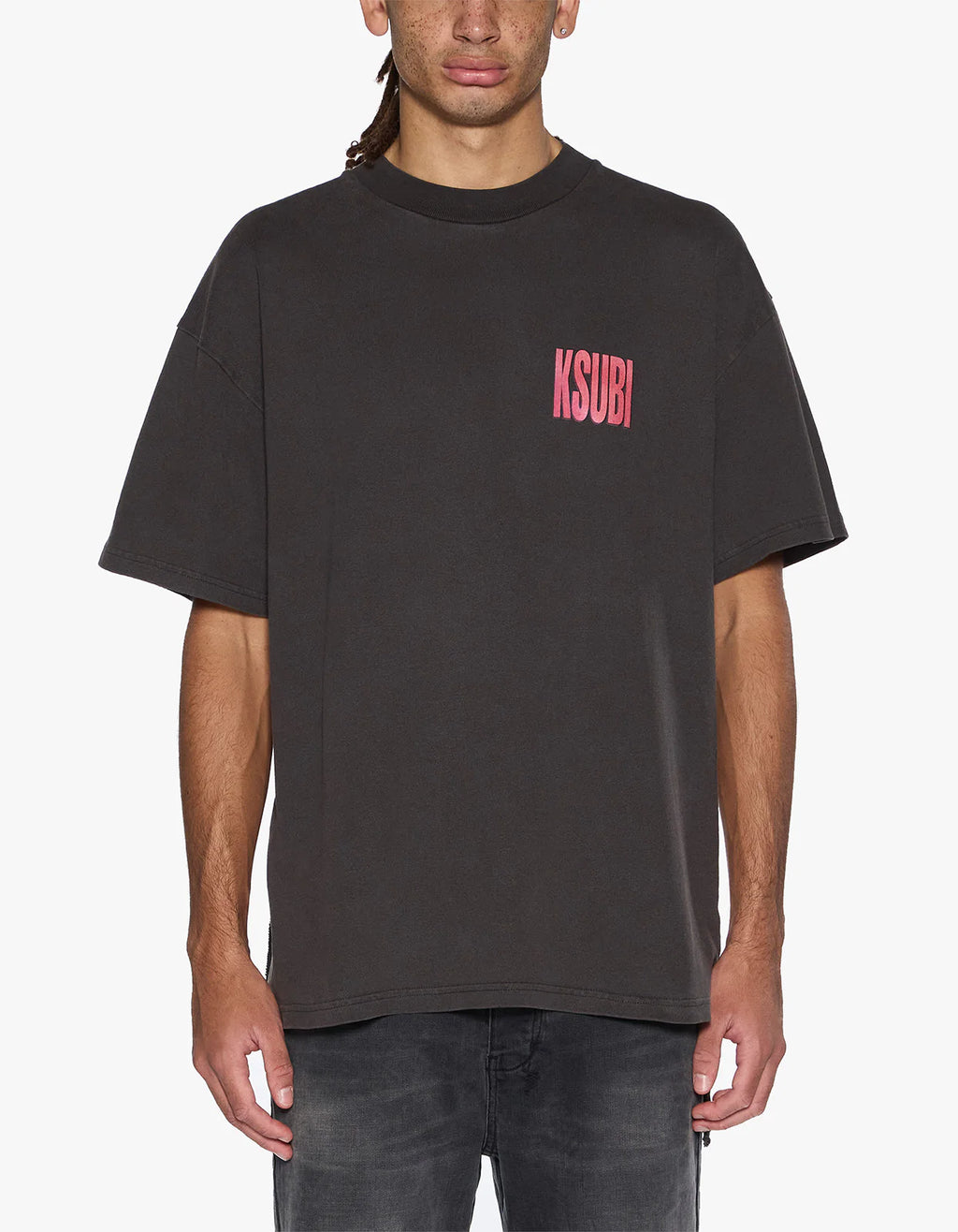KSUBI Panthera Ekcess S/S Tee | Faded Black