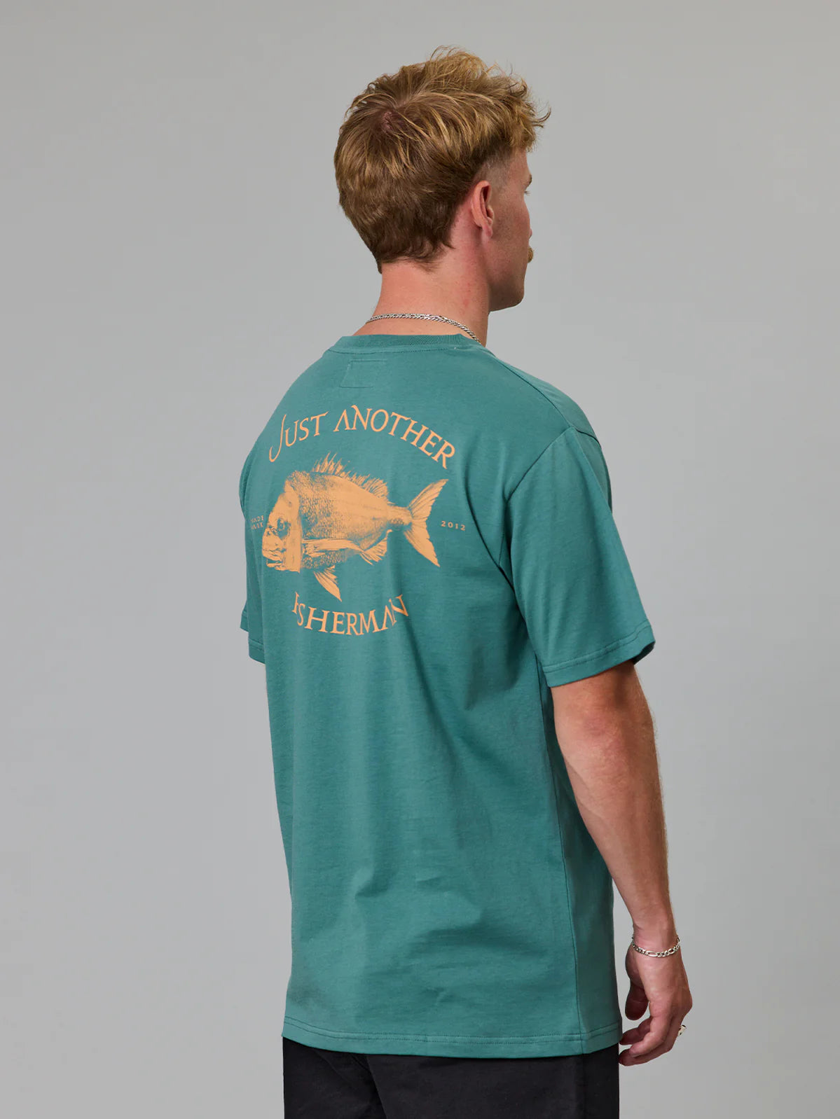 JUST ANOTHER FISHERMAN Snapper Sea Tee | Vintage Teal
