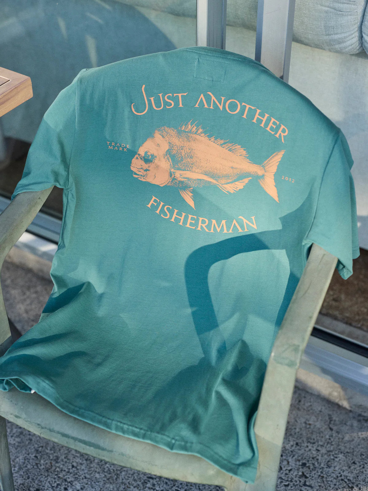 JUST ANOTHER FISHERMAN Snapper Sea Tee | Vintage Teal