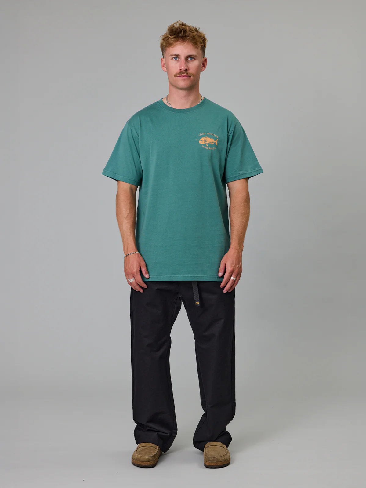JUST ANOTHER FISHERMAN Snapper Sea Tee | Vintage Teal