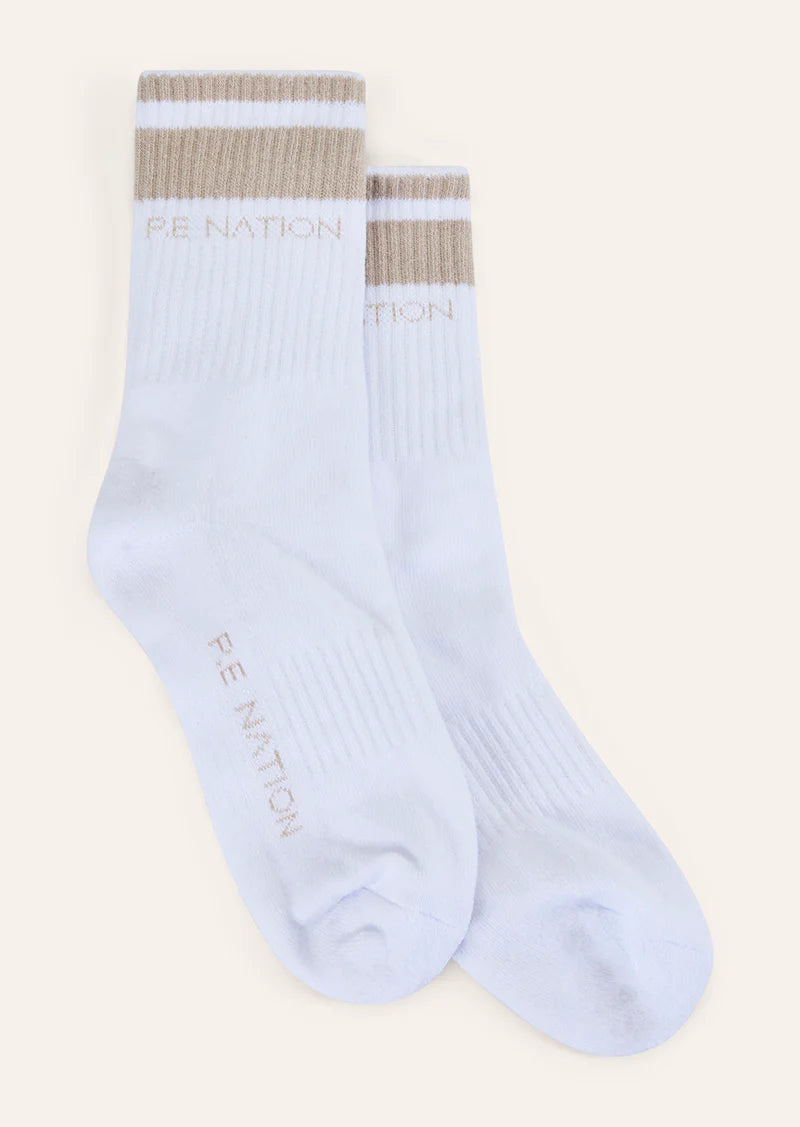 P.E Nation Homeage Socks | Oatmeal