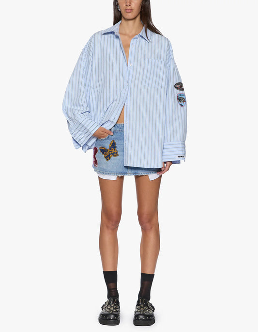 KSUBI Astra L/S Shirt | Blue Stripe