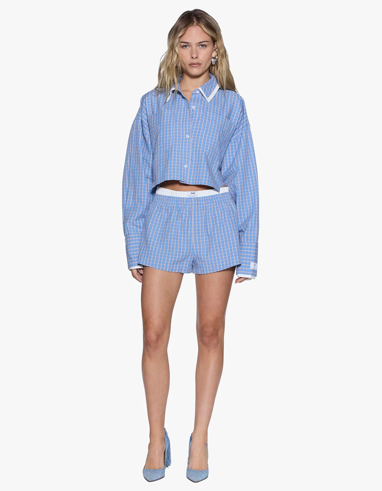 KSUBI Balter L/S Shirt | Blu Check