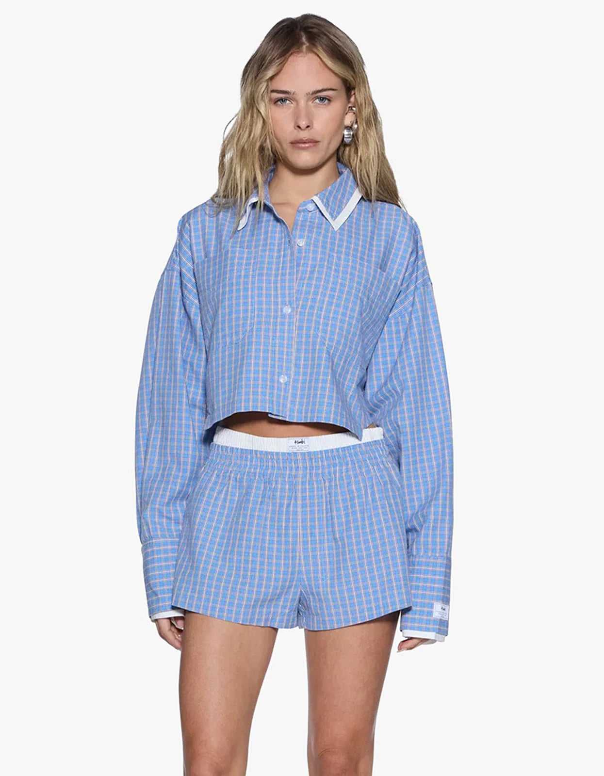 KSUBI Balter L/S Shirt | Blu Check