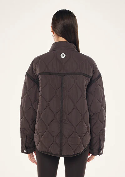 P.E NATION Surge Quilt Jacket | Coffee