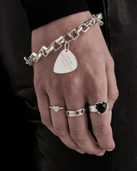 Baby Stolen Heart Ring - Silver