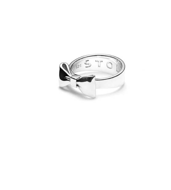 Bow Ring - Sterling Silver