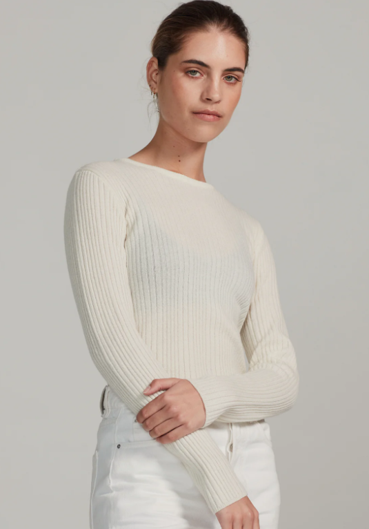 Base Knit Longsleeve - Cream
