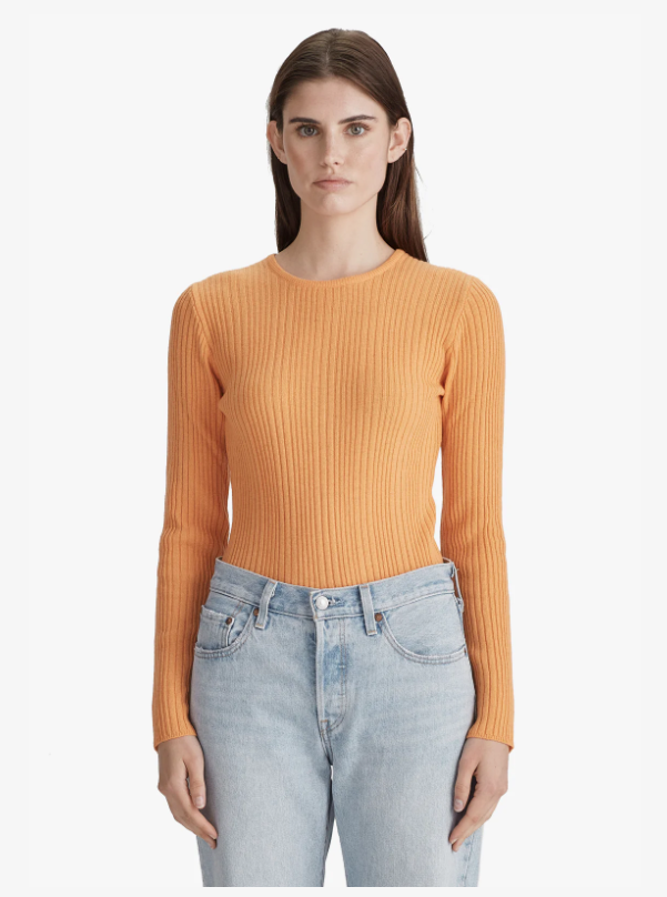 Base Knit Longsleeve - Clementine