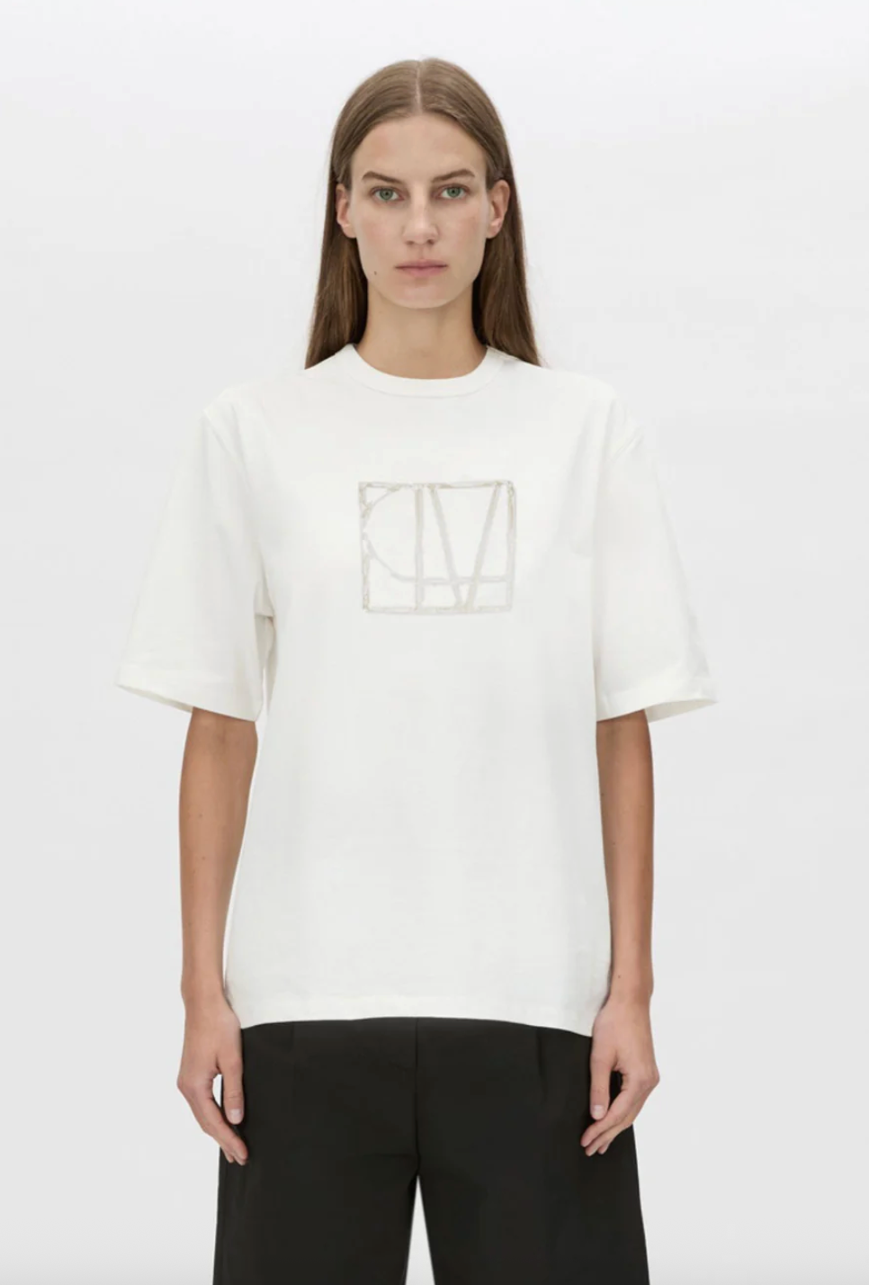 CAMILLA Patina Monogram Tee | White