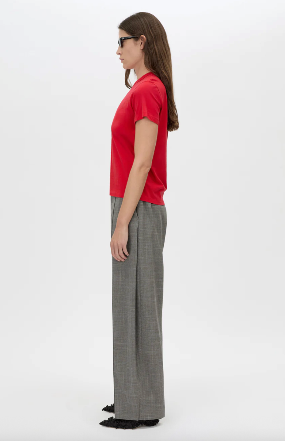 CAMILLA Rosa Monogram Neat Fit Tee | Poppy Red