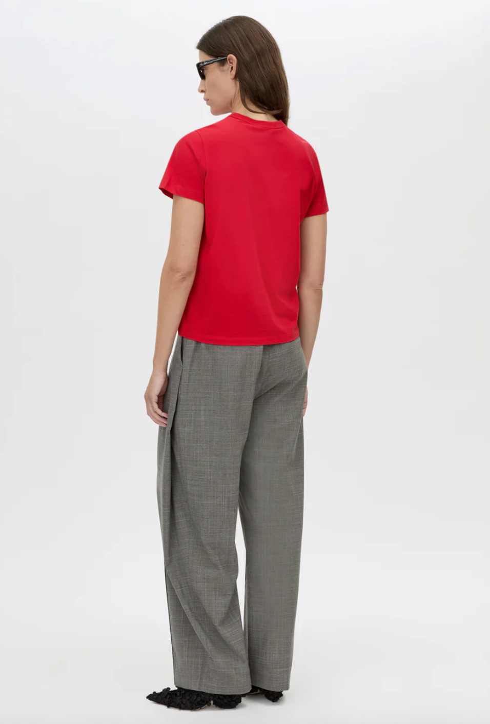 CAMILLA Rosa Monogram Neat Fit Tee | Poppy Red