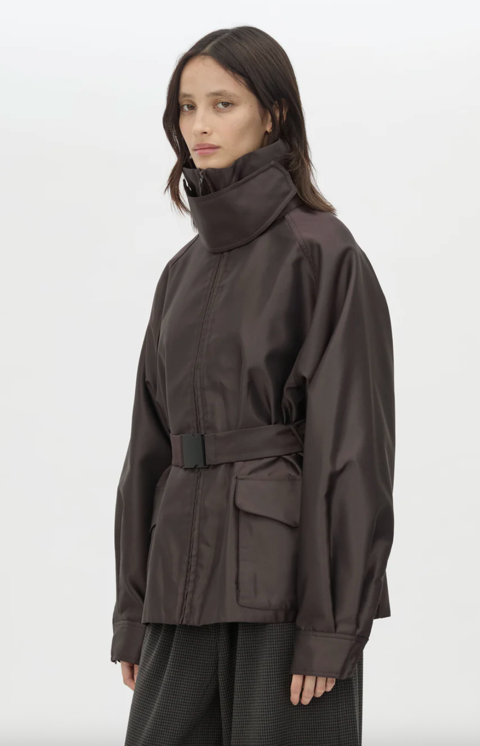 CAMILLA AND MARC Drea Puffer Jacket | Espresso Brown