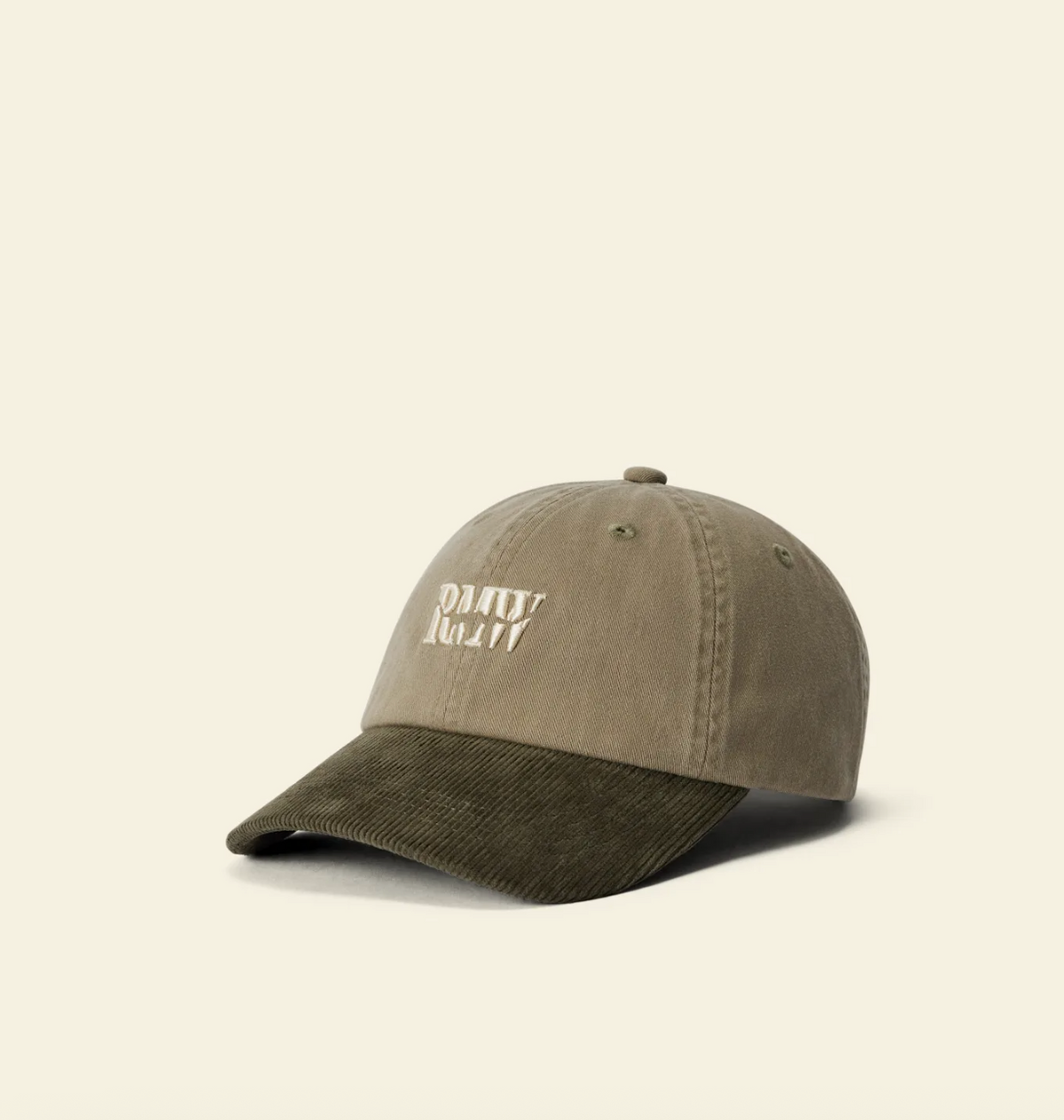 R.M. WILLIAMS Branded Twill Cord Cap | Khaki