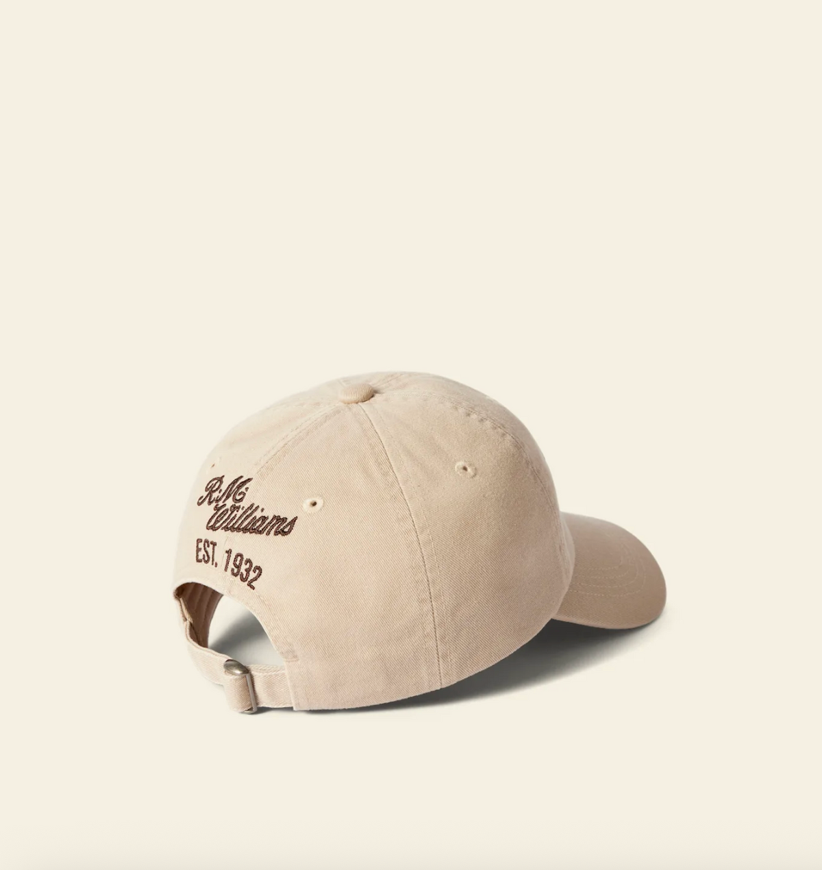 R.M. WILLIAMS Longhorn Twill Cap | Ecru