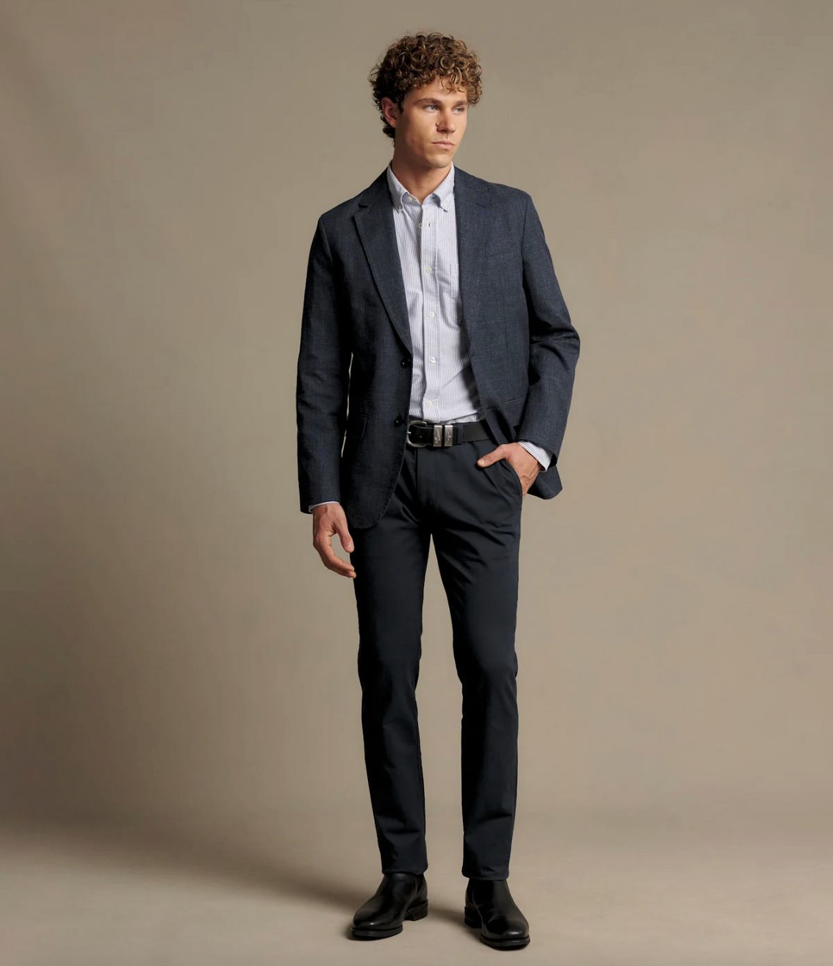 R.M. WILLIAMS Bunda Cotton Blazer | Navy