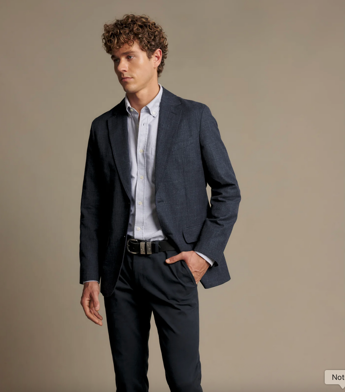 R.M. WILLIAMS Bunda Cotton Blazer | Navy