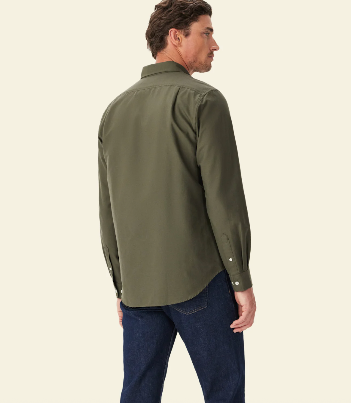 R.M. WILLIAMS Clapton Oxford Shirt | Fatigue