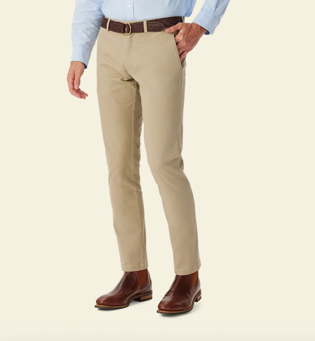 R.M. WILLIAMS Coolac Stretch Chino | Buckskin