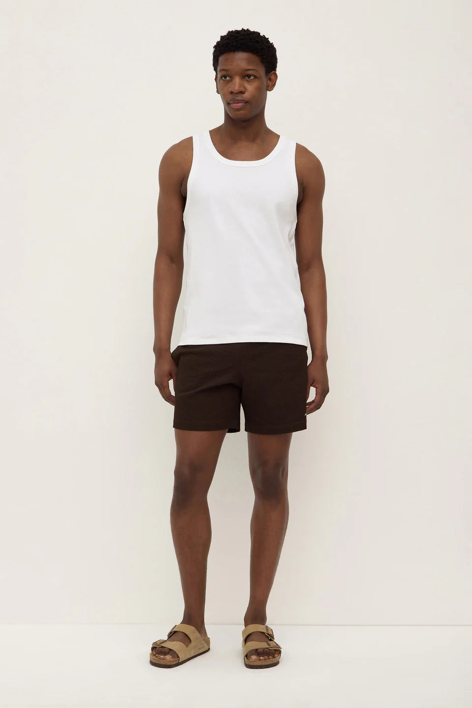 ASSEMBLY LABEL Seth Swim Short | Ganache