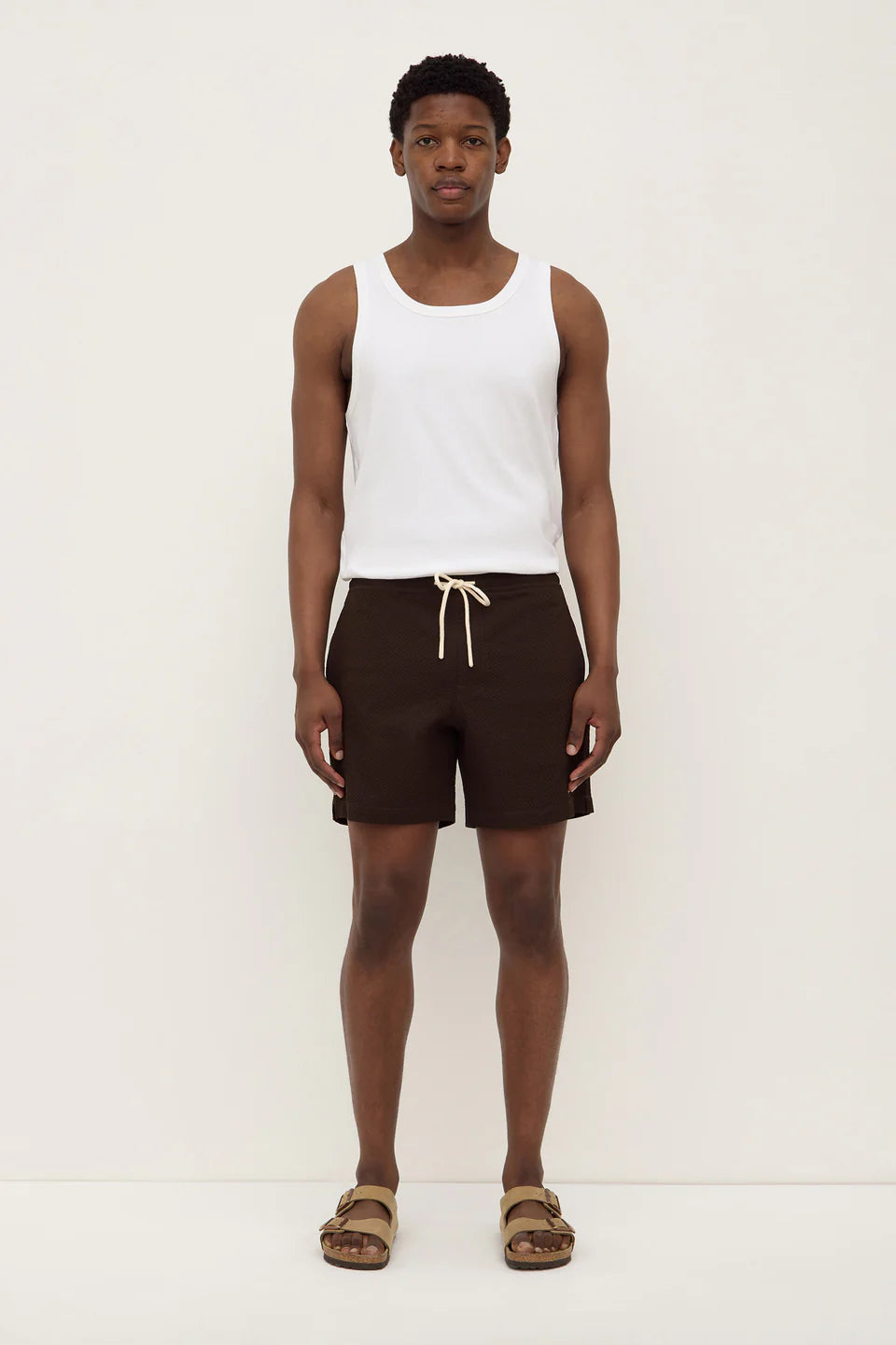 ASSEMBLY LABEL Seth Swim Short | Ganache
