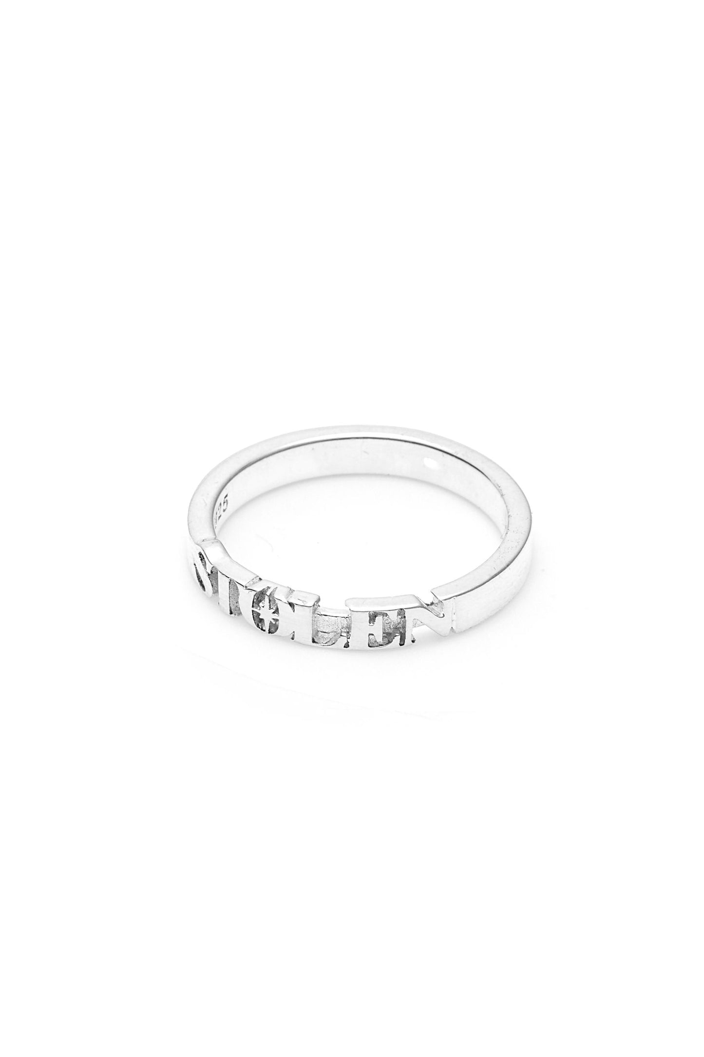 Stolen Serif Band - Silver