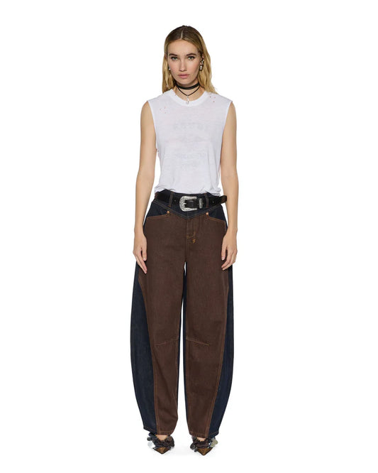 KSUBI Barrel Jean | Original Spliced Denim