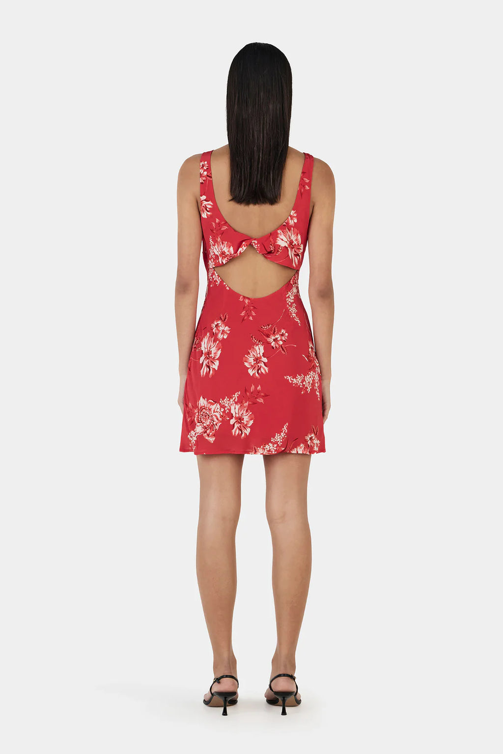 OWNLEY Tori Mini Dress | Fire Bloom